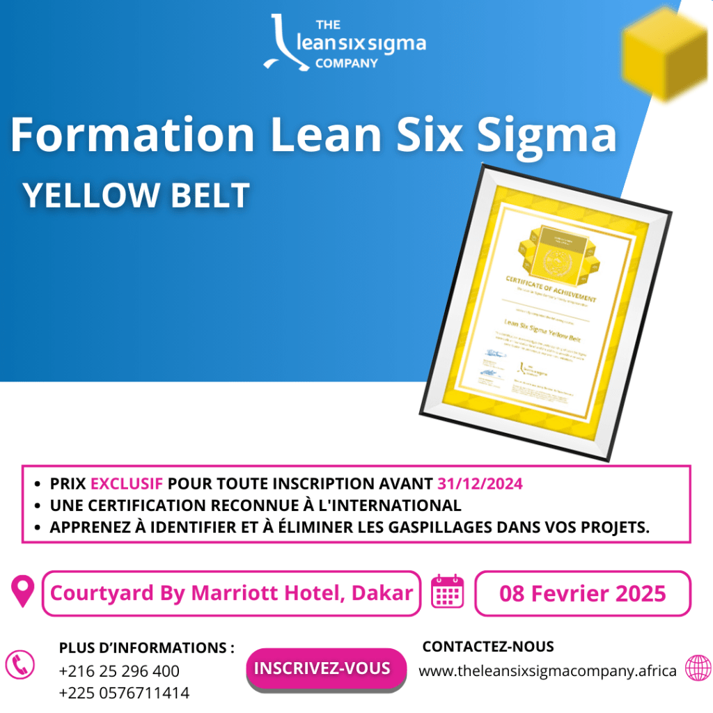 Formation lean six sigma a dakar