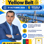 Formation Lean Six Sigma Yellow Belt à Douala : rendez-vous le 31 octobre 2026 !